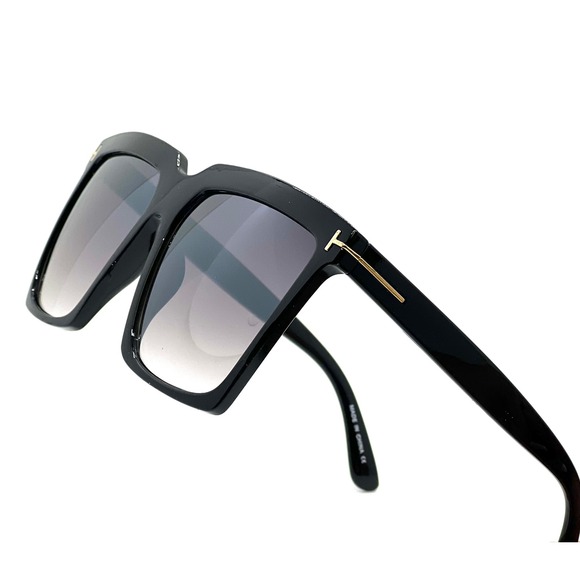 Sunglasses  Large Oversized Square Lady Women Retro Vintage Lentes Gafas Mujeres - Picture 1 of 5